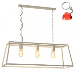 Trapezowa lampa wisząca klatka 3-punktowa FRAME 4428 Luminex
