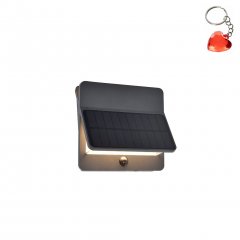 Lampa natynkowa ścienna LED 12,6W solarna ALETA SOLAR 6915401118 Lutec