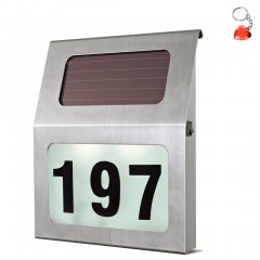 Lampa natynkowa ścienna solarna LED z numerem domu SOLAR 90497 Eglo