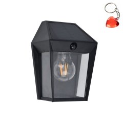 Lampa natynkowa ścienna solarna z czujnikiem AVONY SOLAR 6916002330 Lutec