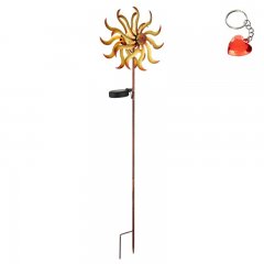 Lampa solarna dogruntowa LED 0,06W Koło wiatrowe SOLAR 36573 Globo