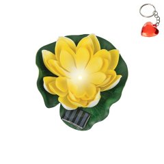 Lampa solarna LED 0,06W KWIAT LOTOSU SW-5033-Y Zuma Line