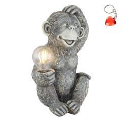 Lampa solarna stojąca dekoracyjna LED 0,024W Małpa SOLAR 33887 Globo