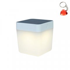 Lampa solarna zewnętrzna stołowa LED 1W TABLE CUBE 6908001331 Lutec