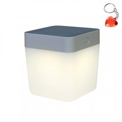 Lampa solarna zewnętrzna stołowa LED 1W TABLE CUBE 6908001337 Lutec