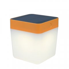 Lampa solarna zewnętrzna stołowa LED 1W TABLE CUBE 6908001340 Lutec