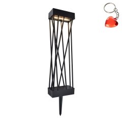 Lampa stojąca LED 10,5W zewnętrzna dogruntowa solarna SPIDO SOLAR 6915901012 Lutec