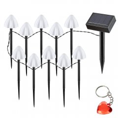Ozdobne zewnętrzne solarne lampki LED 2W SKADAR 77007 Rabalux