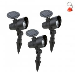 Zestaw 3 reflektorów zewnętrznych dogruntowych solarnych LED SOLAR 48504 Eglo