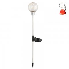 Zestaw x12szt. Lampa solarna dogruntowa LED 20x0,06W Kula SOLAR 33802-12 Globo