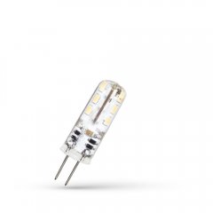 Żarówka LED G4 1,5W 12V CW w silikonie WOJ + 13118 Spectrum