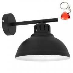 Czarny kinkiet SVEN 9042 Luminex