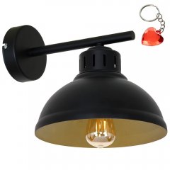 Czarny kinkiet SVEN 9141 Luminex