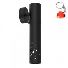 Czarny kinkiet tuba TIBIA BUBLE 5719 Luminex