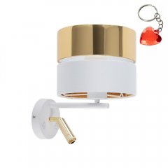 Kinkiet do czytania HILTON WHITE / GOLD 5361 TK Lighting