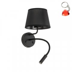 Kinkiet do czytania z USB MAJA BLACK 10203 TK Lighting
