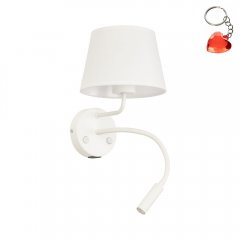 Kinkiet do czytania z USB MAJA WHITE 10204 TK Lighting