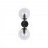 Kinkiet Dorado LP-002/2W BK Transp. Light Prestige