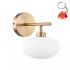 Kinkiet Fiorenzo MBM3661-1 BRO+W Italux