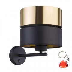 Kinkiet HILTON BLACK / GOLD 4344 TK Lighting