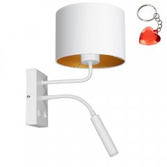 Kinkiet hotelowy z wysięgnikiem typu flex ARDEN 3442 Luminex