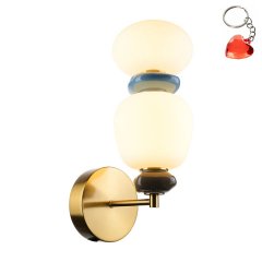 Kinkiet LED 12W EVANS WL-94981-1B-GD Italux