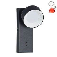 Kinkiet LED 1,8W z włącznikiem FONTEN WL-47380-1-BK Italux