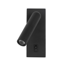 Kinkiet LED 2,5W z reflektorkiem i włącznikiem NOVA WL-46376-1-BK Italux