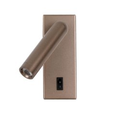 Kinkiet LED 2,5W z reflektorkiem i włącznikiem NOVA WL-46376-1-CF Italux