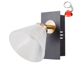 Kinkiet LED 4W ruchomy ORELLA WL-34393-1-BK-HBR Italux