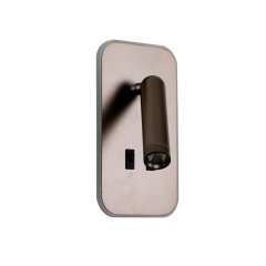 Kinkiet LED 8W z reflektorkiem i włącznikiem DORIA WL-83957-1-CF Italux