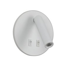 Kinkiet LED 8W z reflektorkiem i włącznikiem FURLA WL-53742-1-WH Italux
