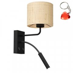 Kinkiet na wysięgniku do czytania RATTAN 5274 Luminex