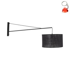 Kinkiet na wysięgniku GLORII BLACK 6639 TK Lighting