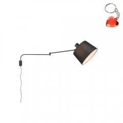 Kinkiet na wysięgniku z włącznikiem BALDO 200600132 Trio