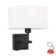 Kinkiet Norte WL-1122-1-A-BM-RC-WH Italux
