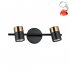 Kinkiet ruchomy ELICE WL-58892-2-BK-BRO Italux
