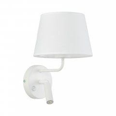 Kinkiet z reflektorkiem i włącznikiem MAJA WHITE 11393 TK Lighting