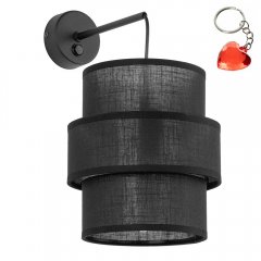 Kinkiet z włącznikiem CALISTO BLACK 5955 TK Lighting