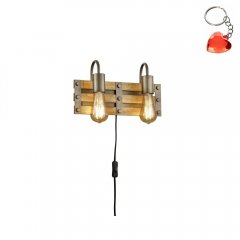 Kinkiet z włącznikiem KHAN 205570267 Trio