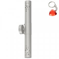 Szary kinkiet tuba góra-dół TIBIA BUBLE 5740 Luminex