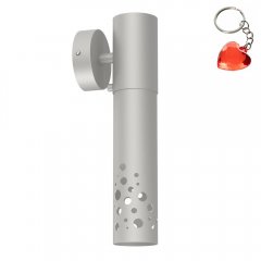 Szary kinkiet tuba TIBIA BUBLE 5739 Luminex