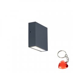 Lampa natynkowa ścienna LED 9,2W GEMINI XF 5104001118 Lutec