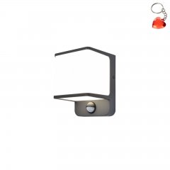 Lampa natynkowa ścienna LED 14W z czujnikiem DOBLO 5197011125 Lutec