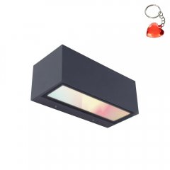 Lampa natynkowa ścienna LED 17W GEMINI 5189120118 Lutec