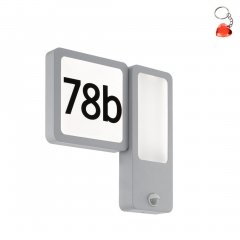 Lampa natynkowa ścienna LED 2x2,7W z numerem domu CHEIRA 97297 Eglo