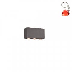 Lampa natynkowa ścienna LED 2x3W CLYDE 240760142 Trio