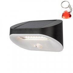 Lampa natynkowa ścienna solarna LED 3,2W z czujnikiem BREZNO 77006 Rabalux
