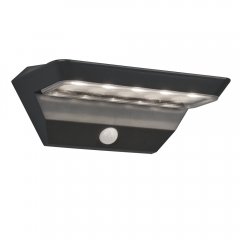 Lampa natynkowa ścienna solarna z czujnikiem ruchu LED 5W MENDOZA SOLAR R22241142 RL
