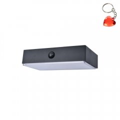 Lampa solarna natynkowa ścienna LED 8,5W z czujnikiem ruchu FADI 6939501330 Lutec
